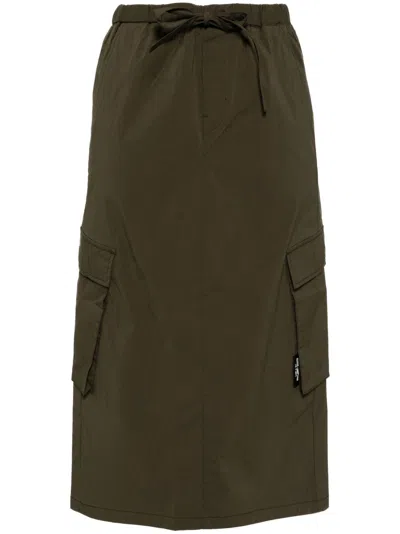 Izzue Cargo Skirt In Green