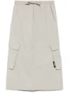 Izzue Cargo Skirt In Grey