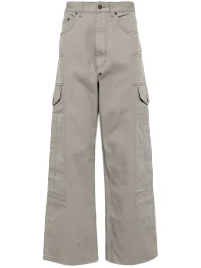 Izzue Cargo Straight-leg Trousers In 灰色