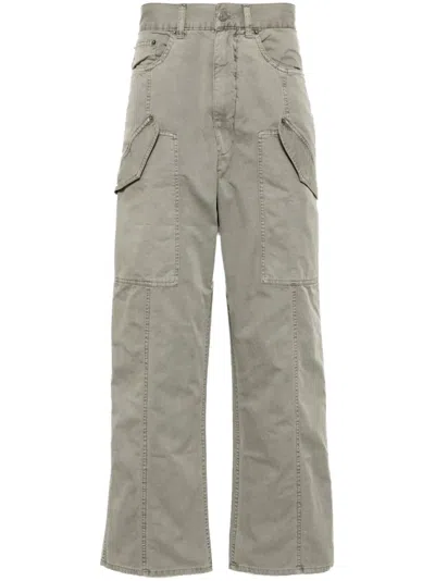 Izzue Cargo Straight-leg Trousers In 灰色