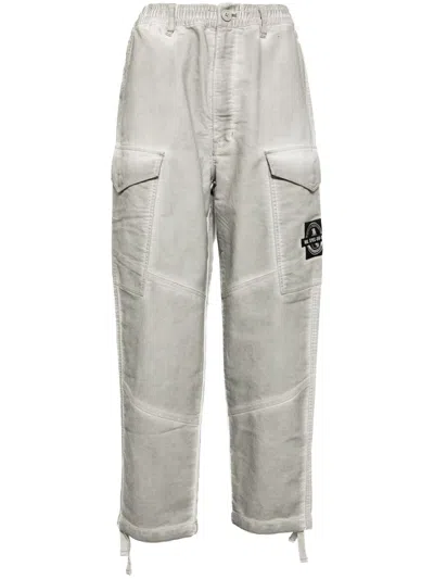 Izzue Cargo Straight Trousers In Grey