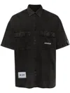 Izzue Buttoned Collar Shirt In 灰色