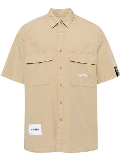 Izzue Cargo-style Shirt In 褐色