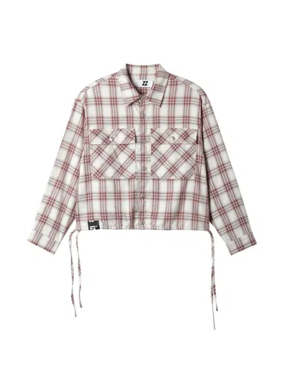 Izzue Check Pocket Shirt In Brown