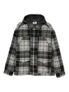 Izzue Checked Jacket In Black