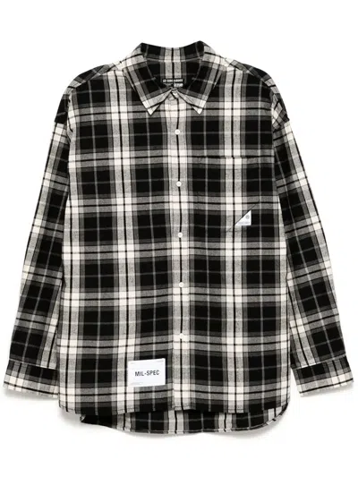 Izzue Checked Shirt In Black