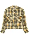 Izzue Checked Shirt In Brown