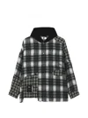 Izzue Check-pattern Hooded Shirt In Multi