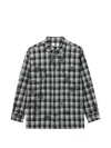 Izzue Check-pattern Shirt In Black