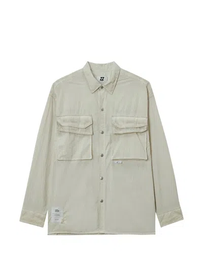 Izzue Chest-pockets Shirt In Gray