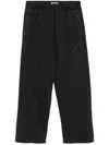 Izzue Cold-dyed Sweatpants In Black