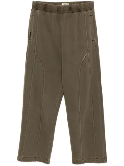 Izzue Cold-dyed Sweatpants In Brown