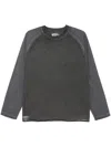 Izzue Contrasting Sleeves T-shirt In Grey