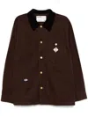 Izzue Corduroy Shirt Jacket In Brown
