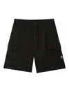 Izzue Cotton Bermuda Shorts In Black