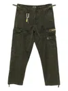Izzue Cotton Cargo Pants In Green