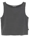Izzue Cotton Tank Top In Grey