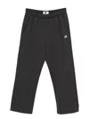 Izzue Cotton Track Pants In Gray