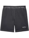 Izzue Cotton Track Shorts In Black