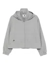 Izzue Crinkle Jacket In Gray