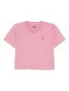 Izzue Cropped T-shirt In Pink