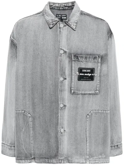 Izzue Denim Shirt Jacket In Gyl