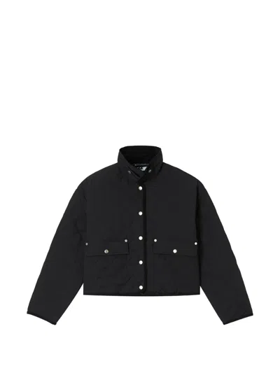Izzue Diamond-quilted Jacket In Black