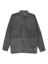 Izzue Double-pockets Long-sleeved Shirt In Gray