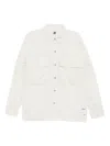 Izzue Double-pockets Long-sleeved Shirt In White