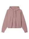 Izzue Drawstring Hooded Sweatshirt In Pink
