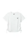 Izzue Drawstring-details T-shirt In White