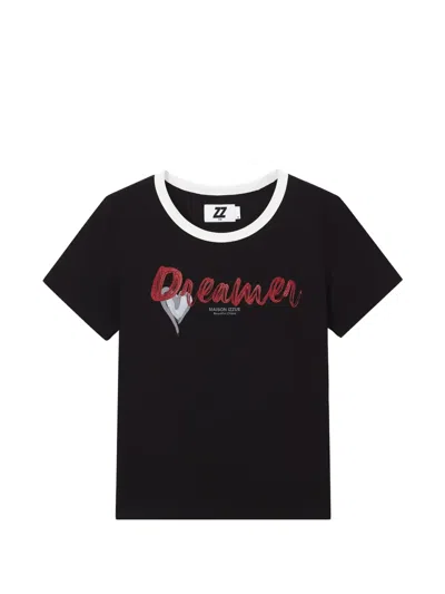 Izzue Dreamer Graphic-print T-shirt In Black