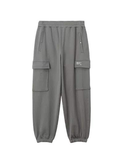 Izzue Elasticated Cargo Pants In Gray