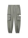 Izzue Elasticated Cargo Pants In Green