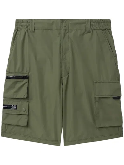 Izzue Elasticated Cargo Shorts In Green