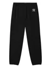 Izzue Elasticated-cuff Track Pants In Black