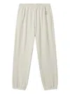 Izzue Elasticated-cuff Track Pants In White