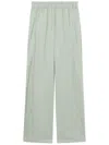 Izzue Elasticated-waist Straight-leg Trousers In Grün