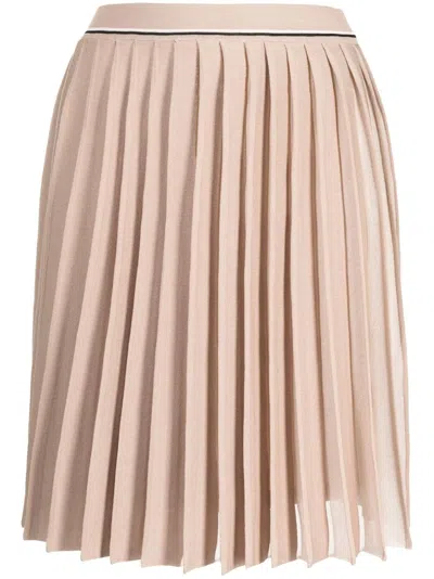 Izzue Elasticated-waistband Skirt In Brown