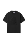 Izzue Embossed-graphic T-shirt In Black