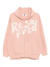 Izzue Embroidered Hoodie In Pink