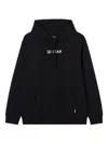 Izzue Embroidered-logo Hoodie In Black