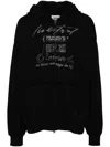 Izzue Embroidered Logo Hoodie In Black