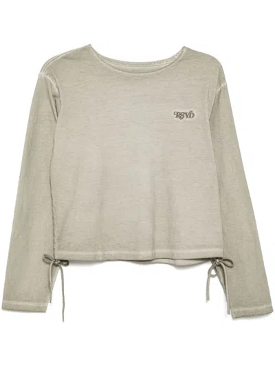 Izzue Embroidered Logo T-shirt In Grey