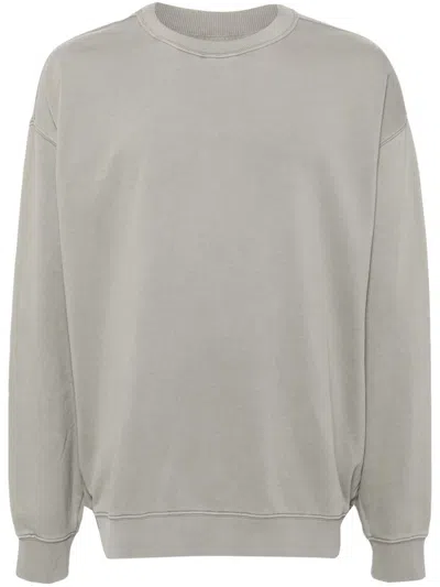 Izzue Embroidered Long Sleeves Sweatshirt In Neutrals