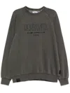 Izzue Embroidered Sweatshirt In Grey