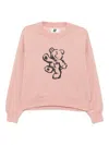 Izzue Embroidered Sweatshirt In Pink