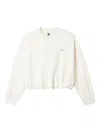 Izzue Embroidered Sweatshirt In White