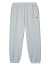 Izzue Embroidered-teddy Bear Track Pants In Gray