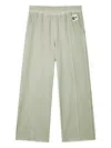Izzue Frayed-detail Pocket Trousers In Green